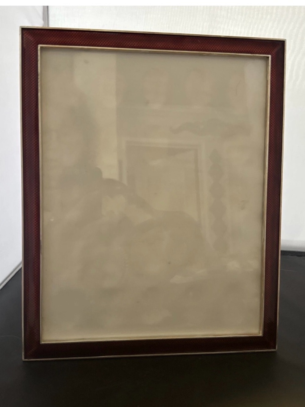 Gorgeous Jay Strongwater Burgundy enameled  8 x 10”frame